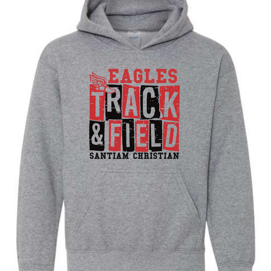 SC TRACK - GRAPHITE HEATHER CREW OR HOODIE