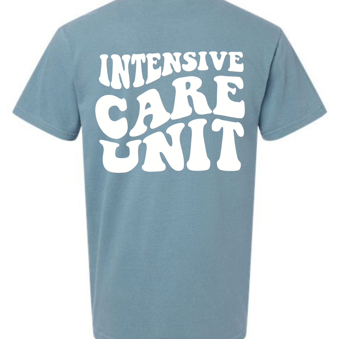 ICU CURVY FONT - TEE OR CREW