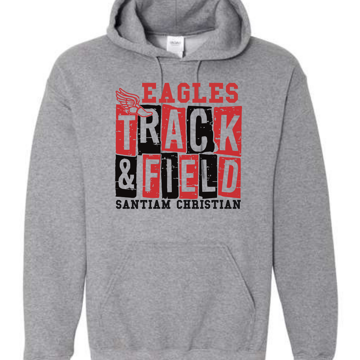 SC TRACK - GRAPHITE HEATHER CREW OR HOODIE