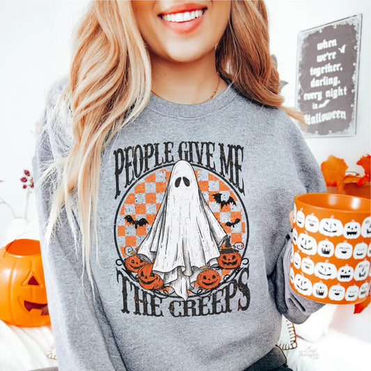 PEOPLE GIVE ME THE CREEPS - TEE OR CREW