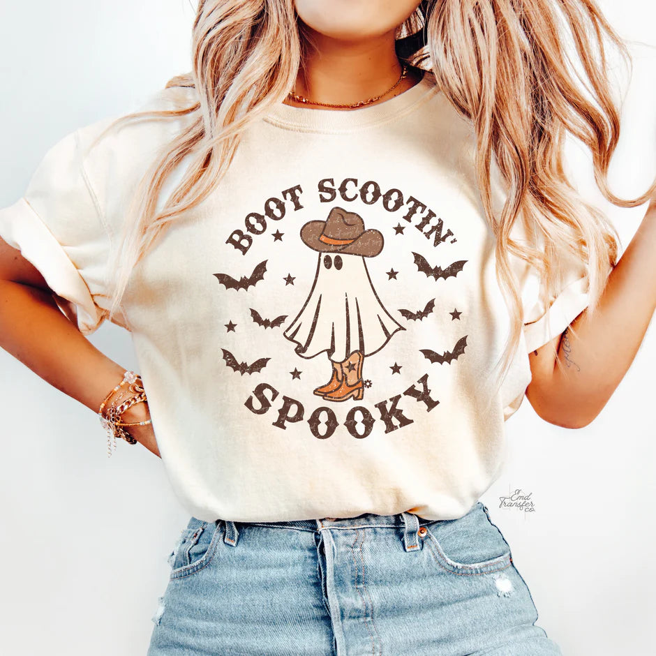 Boot Scootin' Spooky - TEE OR CREW