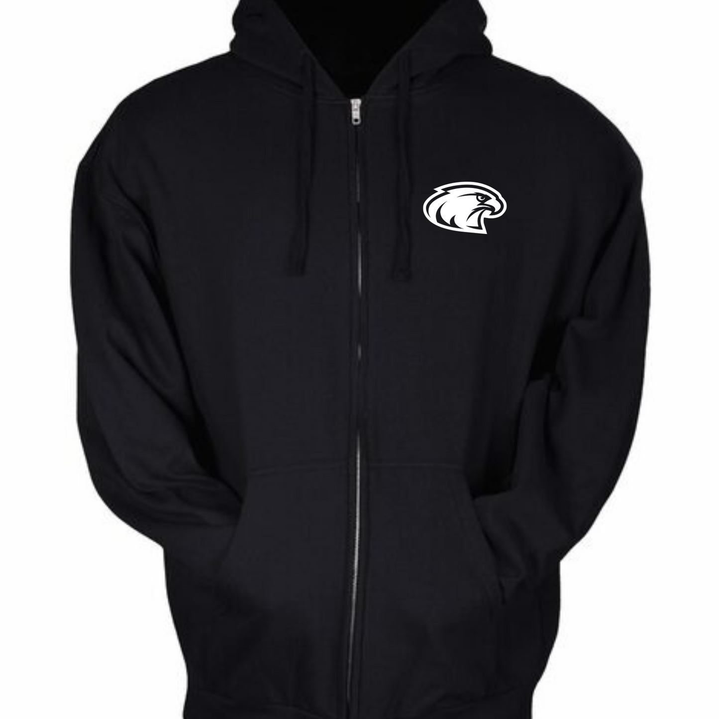 Eagle Cheer Faded Pocket and Back - ZIP UP, CREWNECK, HOODIE OR TEE