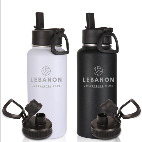 LEBANON VOLLEYBALL CLUB - 32 OZ WATER BOTTLE