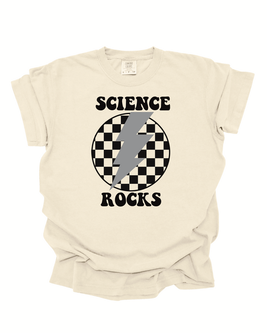 Science Rocks Comfort Colors Tee