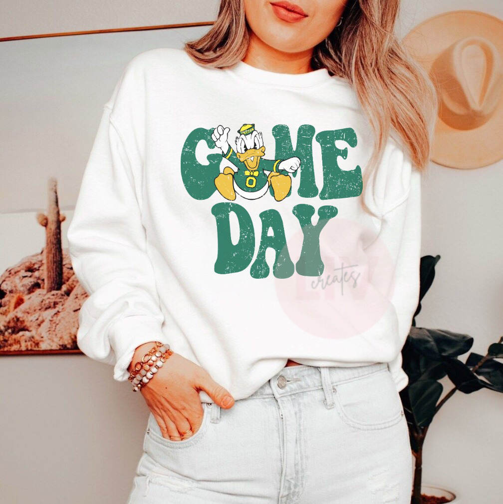 GAME DAY OREGON DUCKS - TEE OR CREW