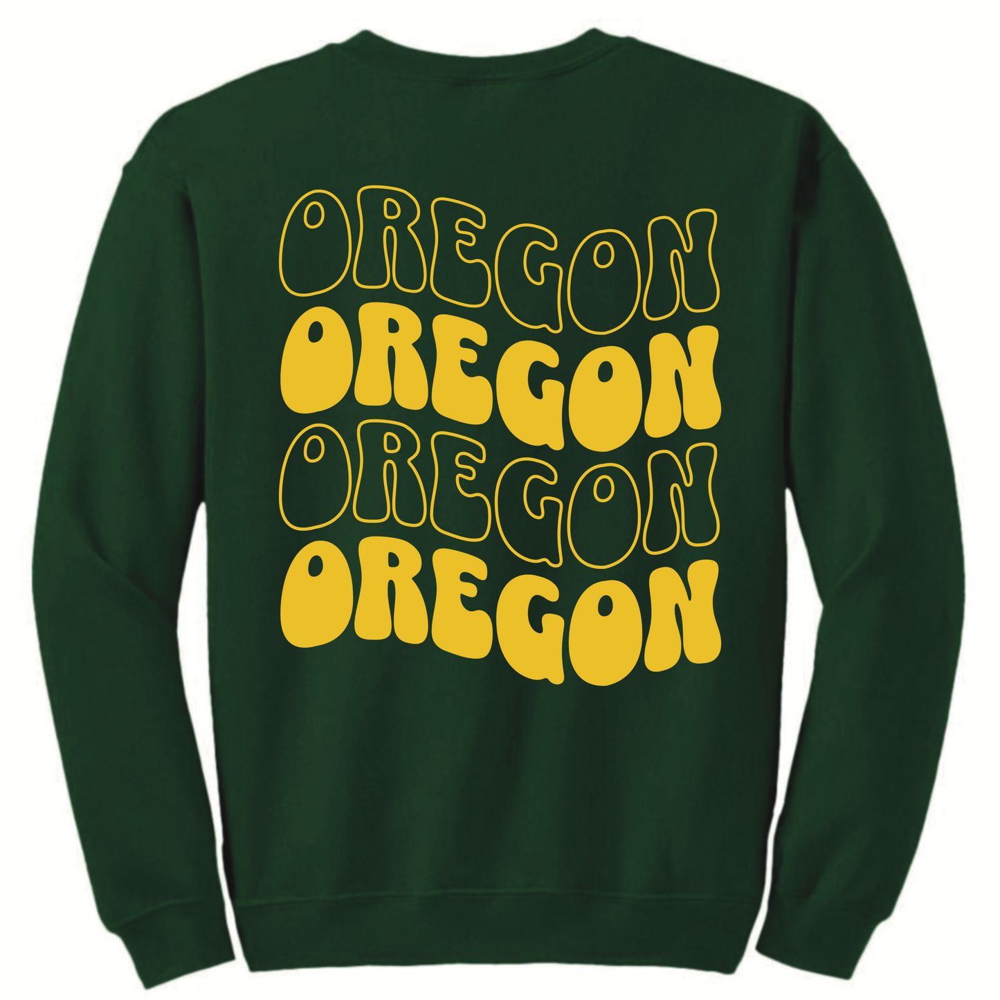 OREGON DUCK SMILEY - TEE OR CREW